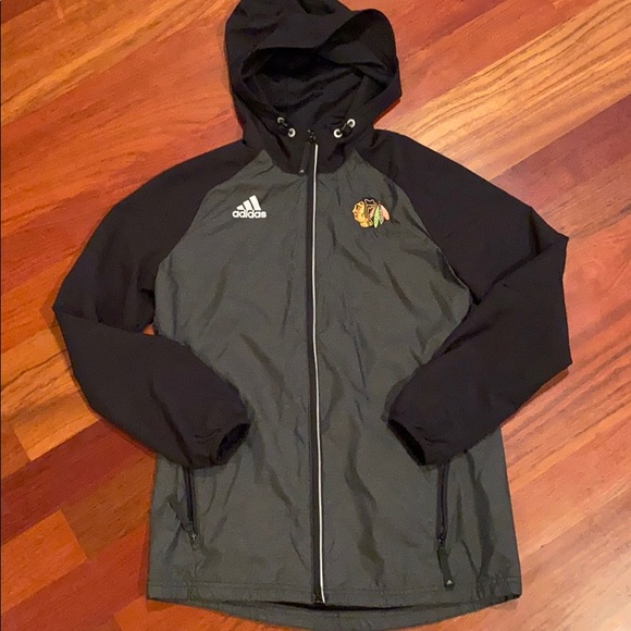 adidas Jackets & Blazers - Adidas Blackhawks water resistant ice jacket